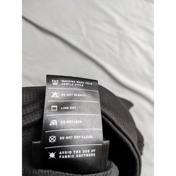 QOR Sweatshirt Gray Running 1/2 Zip Polyester Stretch Thumbhole Mens Size XXL - Picture 7 of 11